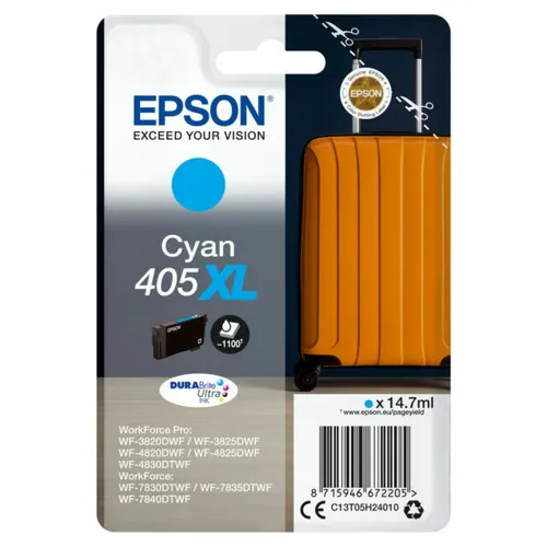 Original Epson Tintenpatrone 405XL cyan von Epson