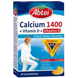 Produktbild Abtei Calcium 1400 Plus D3 & K 30 ST