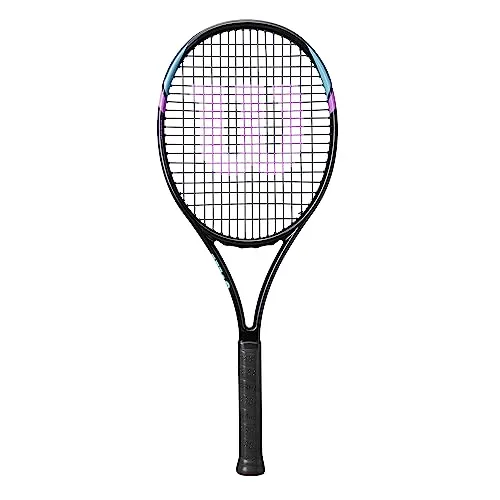 Wilson Tennisschläger Six LV #23 - 100in, 284g, besaitet - Tennisschläger mit Graphitrahmen für optimale Power und Kontrolle. Die BLX-Technologie reduziert Vibrationen und maximiert das Schlaggefühl. Ideal für leistungsstarke Spieler, die ihr Spiel verbessern möchten.