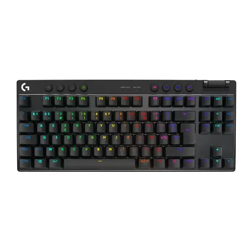 Logitech G PRO X TKL - Kabellose Gaming-Tastatur mit Hintergrundbeleuchtung - Tastaturen - Kompakte TKL-Design für mehr Platz, kabellos über 2.4 GHz und Bluetooth, ideal für Gamer, die Mobilität und Leistung schätzen.