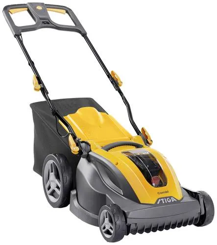 STIGA COMBI 344e Akku Rasenmäher in schwarz von STIGA