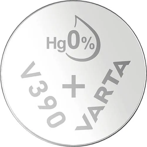 Varta Knopfzelle 390 1.55 V 1 St. 59 mAh Silberoxid - Hochwertige Knopfzelle mit hoher Energiedichte und minimaler Selbstentladung. Ideal für Uhren und Taschenrechner, bietet zuverlässige Leistung dank geprüfter Materialien.