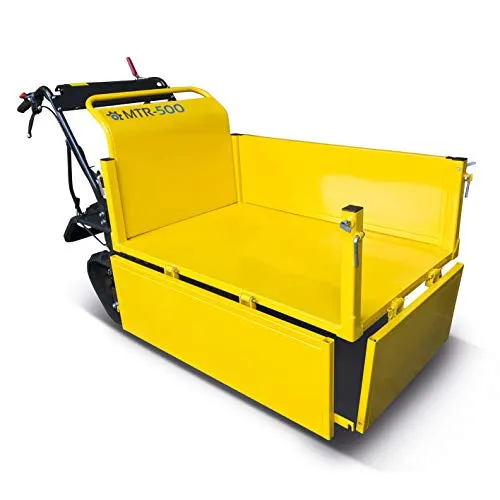 BAMATO Mini-Raupendumper MTR-500 – Gelb, 500 kg Zuladung