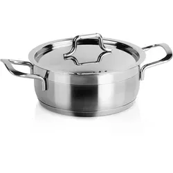 Orion Anett Topf mit Deckel, Edelstahl, 16 cm