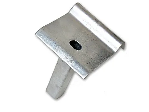 Zaun-Nagel Auflaufbock, Anschlag, Auflaufplatte, Torfeststeller - feuerverzinkt