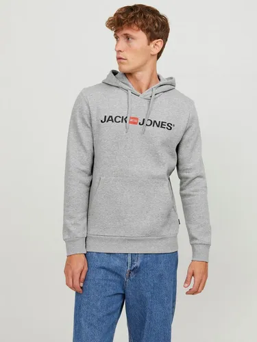 JACK & JONES Herren Corp Logo Sweat Hood Kapuzen Sweatshirt - Kapuzenpullover für Herren, normaler Schnitt, bequemes Design und stylisches Logo für lässige Outfits.