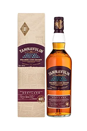 Tamnavulin French Cabernet Sauvignon Cask Finish - Single Malt Whisky - Whisky mit französischer Rotweinfassreifung, verführt mit Aromen von roten Beeren, Pflaumen und Zimt – ein besonderes Geschmackserlebnis!
