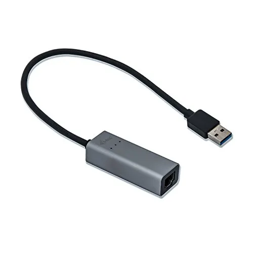 i-tec USB 3.0 Metal Gigabit Ethernet Adapter - Hochgeschwindigkeits-Netzwerkzugang für PC, Notebook und Tablet, stabile Verbindung bis 1000 Mbps ohne externe Stromversorgung