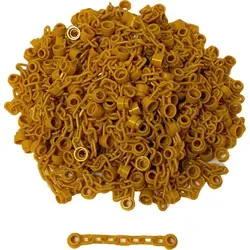 LEGO® Ketten 5 Glieder Gold - 92338 NEU! Menge 25x - Entdecken Sie die original LEGO® Ketten in Gold für kreative Bauprojekte! Ideal für die Erweiterung Ihrer Sammlung und die Förderung von Fantasie und Problemlösefähigkeiten. Perfekt als Geschenk für kleine und große LEGO® Fans.