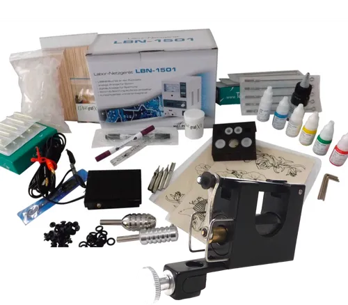 LUXUS TATTOO ROTARY IG01 IG-S4XL KOMPLETTSET SET PROFI von INKgrafiX®