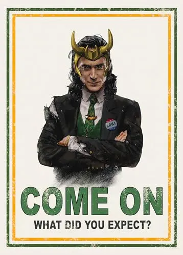 Komar Wandbild - Loki for President- Größe 50 x 70 cm - Ohne Rahmen - Poster, Kunstdruck, Kinderzimmer, Wanddekoration