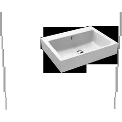 Wandwaschtisch „Puro“ 60 × 46 cm von KALDEWEI