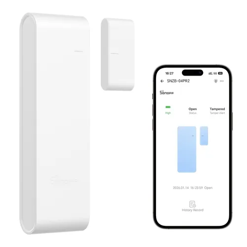 Sonoff Zigbee Tür- und Fenstersensoren 4er-Pack, App-Steuerung