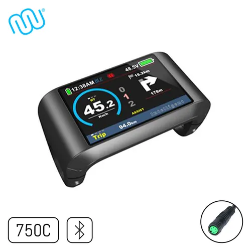 windmeile APT 750C Display für Bafang BBS01 BBS02 BBSHD und Controller Bluetooth