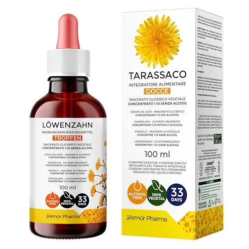 Löwenzahn Elixier – Hochdosierte Löwenzahnwurzel Tropfen 100ml - Präparate zur Entgiftung & Detox-Kur – 3 ml hochdosierter Löwenzahn-Extrakt täglich für optimale Unterstützung von Leber und Nieren, 100% vegan und ohne Zusatzstoffe.