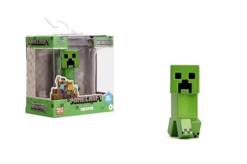 Jada Toys Minecraft Figur - 1 Sammelfigur (Creeper) aus Metall für Fans und Kinder ab 8 Jahre, ca. 6,5 cm