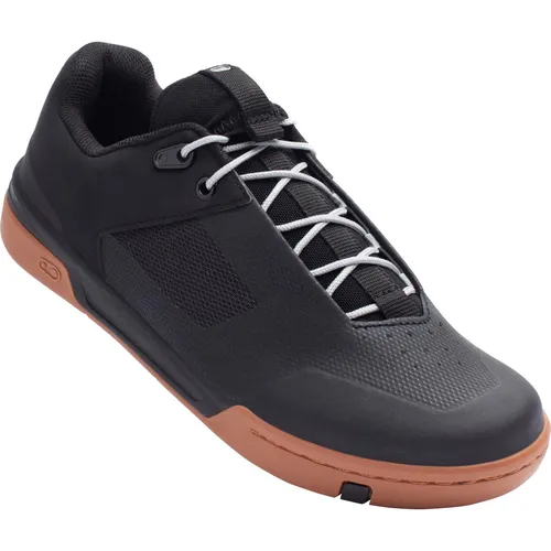 Crankbrothers Unisex Stamp Lace Fahrradschuhe, Schwarz Silber, 42 EU - Fahrradschuhe mit überlegener Griffigkeit durch MC2-Gummimischung und optimierter Stoßdämpfung für maximalen Komfort beim Fahren und Wandern.