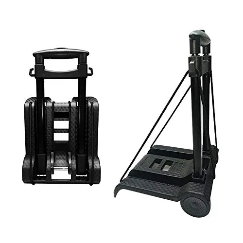 Faltbarer Handwagen mit geräuschlosen PVC-Rädern, 40 kg Tragfähigkeit