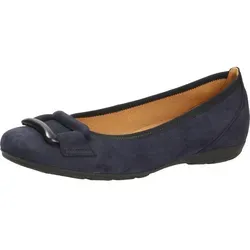 Gabor Ballerina in Blau, Größe 38 - Ballerinas aus hochwertigem Material, ideal für stilvolle und bequeme Alltagslooks.