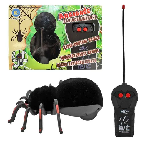 B&G INTERNATIONAL RC-Figur Ferngesteuerte Spinne schwarz - ca. 13 cm (1-tlg)