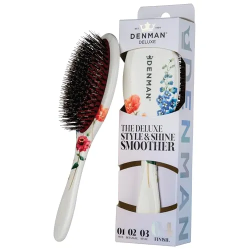 Denman Floral Fantasies D81M Style & Shine Brush