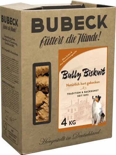 Bubeck Kaustange mit Geflügel & Rind | Zahnpflege Snack - Hundefutter für sensible Hunde, zuckerfrei und schonend im Steinofen gebacken. Fördert die Kaumuskulatur und befriedigt den Kautrieb.