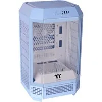 Thermaltake The Tower 250 | Mini Chassis in Hydrangea Blue - PC-Gehäuse für Mini ITX Mainboards, vertikales Design, erweiterbar mit Chassis Stand Kit, kompatibel mit Grafikkarten bis 360 mm und zwei vorinstallierten Lüftern für optimale Kühlung.