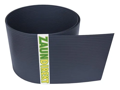 Sichtschutzstreifen Hart-PVC RAL 7016 Anthrazit Doppelstabmattenzaun 2,52 m