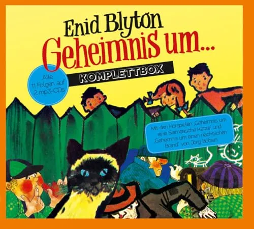 ENID BLYTON - GEHEIMNIS UM... KOMPLETTBOX - Hörbücher, spannende Abenteuer für Kinder, ideal für lange Autofahrten oder gemütliche Hörmomente zu Hause.
