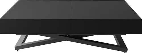 WFL Group Couchtisch – Höhenverstellbar und Multifunktional in schwarz von WFL GROUP