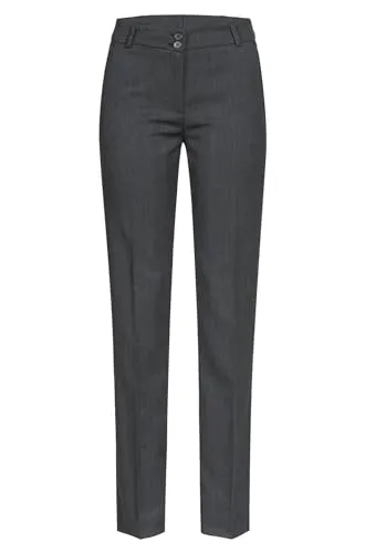 GREIFF Corporate Businesshose Basic Damen Anthrazit 34 - Stilvolle Damen Businesshose in Anthrazit, ideal für den professionellen Einsatz. Mit geprüfter Qualität für optimalen Tragekomfort.
