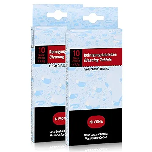 Nivona Reinigungstabletten NIRT 701 VE10, 2 x 10 Stück à 2 g 2 x