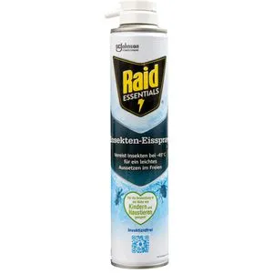Raid Essentials Freeze Spray, insektizid-freies Aerosol gegen kriechende Insekten, 1er Pack (1 x 350ml)