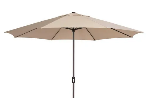 Madison SUMATRA Sonnenschirm Kurbelschirm Ø 400cm - Wetterfester Aluminium-Sonnenschirm mit 400cm Durchmesser, UV-Schutz 40+, abnehmbarer Bezug für einfache Reinigung und ideal für Garten oder Terrasse.