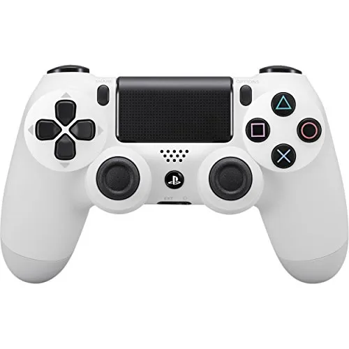 Sony DualShock 4 Gamepad für PlayStation 4 – Kabelloses Gaming Zubehör in Weiß - Gamepad für PlayStation 4 mit reduzierter Latenz und integriertem Lautsprecher, ideal für ein verbessertes Gaming-Erlebnis.
