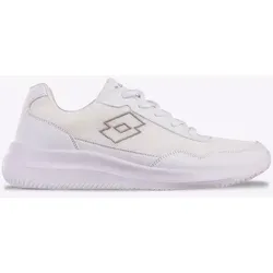 Lotto Sneaker Gr. 36 - besonders leicht & bequem in WHITE-LT.GREY - Sneaker mit atmungsaktivem Mesh-Obermaterial und ultra-leichter Phylonsohle, ideal für sportliche Freizeitaktivitäten und maximalen Komfort.