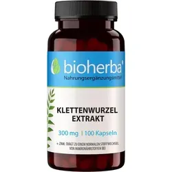 Klettenwurzel Extrakt 300 mg 100 Kapseln  PZN 18216427