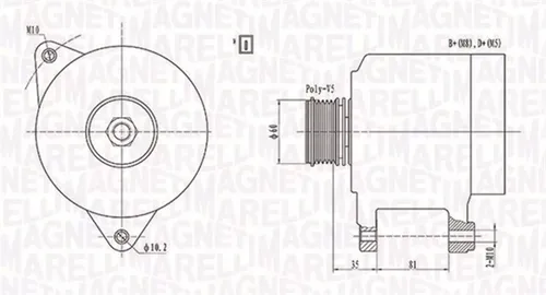 Magneti Marelli Generator 063731139010