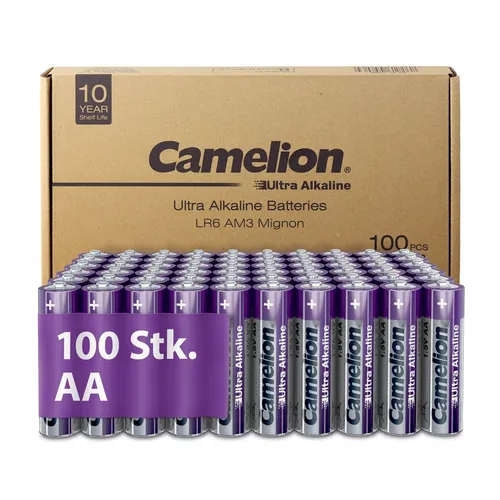 Camelion Ultra Alkaline 1,5 Volt AA LR6 CB100 | Mignon Batterien | 100 Stück