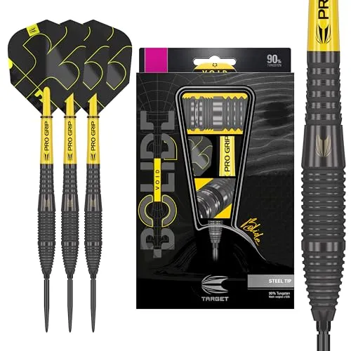 Target Darts Bolide Void 05 24G - Präzise Steel-Dartpfeile - Steel-Dartpfeile mit 90% Wolfram und innovativem Swiss Point System für individuelle Anpassung. Ideal für Spieler, die Präzision und Leistung suchen.
