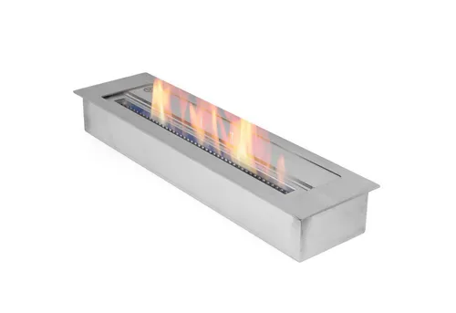 cm Edelstahl Bio Ethanol Brenner Gelkamine 3,5 l - Gel- & Ethanol-Kamine, doppelwandiger Brenner für sichere und langanhaltende Flammen, ideal für Indoor und Outdoor, mit stufenlos regulierbarer Brennkammer.