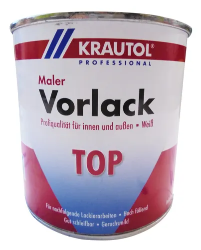 Maler Vorlack 375 ml weiß Profiqualität für Innen und Außen Krautol Professional