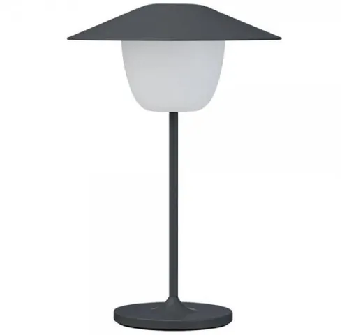 blomus ANI LAMP Mobile LED-Tischleuchte - Nachttischleuchten mit IP54 Schutzart, ideal für Innen und Außen - Dimmbar, bis zu 35 Stunden Brenndauer und in verschiedenen Lichtfarben einstellbar.