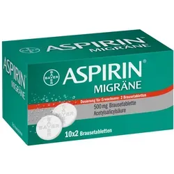 Aspirin Migräne 500 mg Brausetabletten