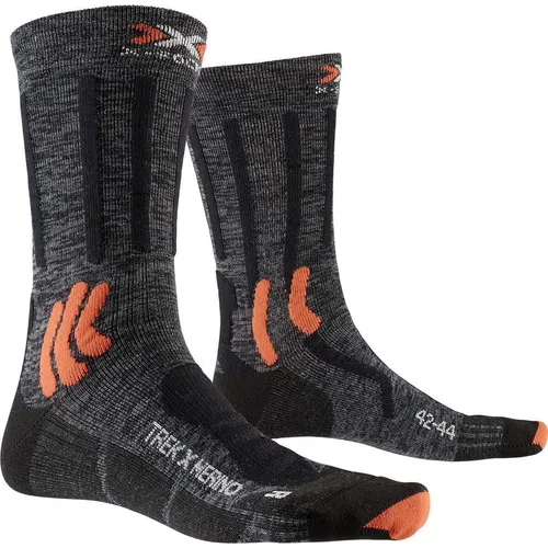X-Socks X-Bionic Unisex Trek X Merino Socken, 38 EU - Laufsocken mit innovativem Achillessehnen- und Instep-Schutz für optimalen Komfort. Hergestellt aus hochwertiger Merinowolle für hervorragende Feuchtigkeitsregulierung.