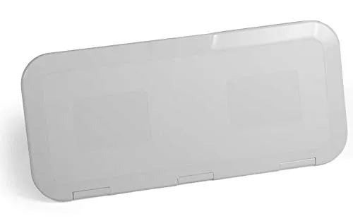 wellenshop Ablagefach mit Tür Weiß Staufach Handschuhfach Seitenfach Stauraum Konsole Aufbewahrungsbox Seitenablage Mittelkonsole Ablage Boot