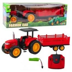 Lean Toys Leantoys Traktor mit Anhänger RC rot (66583808)