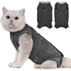 Avont Katzenbody OP Erholungsanzug - Spielzeug für Katzen, verhindert Wundlecken und unterstützt die Heilung nach Operationen. Atmungsaktives Modal Material für maximalen Komfort und einfache Reinigung.