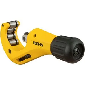 Rems Rohrabschneider RAS Cu-INOX 3-42 - Manueller Rohrabschneider für Kupfer-, Stahl-, Alu- und Messingrohre, Ø 3-42 mm, mit ergonomischem Drehgriff und integriertem Entgrater für präzise Schnitte.