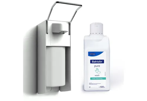 Horn Medical Hautpflegegel Horn Medical Wandspender inkl. 500ml Baktolin pure wash auch bei empfindlicher Haut, 1-tlg., sehr gute Hautverträglichkeit